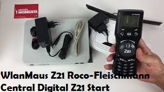 Central Digital RocoFleischmann Z21 Start  WlanMaus Z21 con El Taller del Modelista 1ª Parte [upl. by Noirod74]