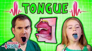 Science for kids  Body Parts  TONGUE  Experiments for kids  Operation Ouch [upl. by Micki]