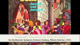 Tschaikowsky Schwanensee Czardas  Norddt SymphonieOrch W Schüchter 1957 [upl. by Nomyaw]