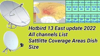 Hotbird 13e frequency  Hotbird 13e channel list 2022  hotbird 13 east [upl. by Naeloj801]