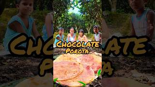 chocolate parantha shortvideo viralvideo food cooking recipe MaMeyerRannaghar1 [upl. by Sid845]