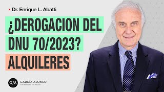 ¿Qué pasa con los ALQUILERES si se DEROGA el DNU 702023 [upl. by Epps86]