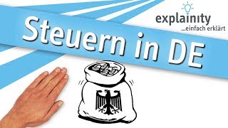 Steuern in Deutschland einfach erklärt explainity® Erklärvideo [upl. by Reitrac]