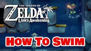 Legend of Zelda Links Awakening How to Swim Switch [upl. by Georg]