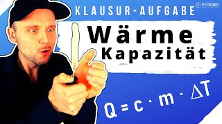 Wärmekapazität  Klausuraufgabe  Physik für Mediziner  Physik Grundlagen [upl. by Ahen466]