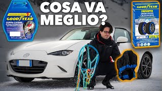 CALZE vs CATENE vs GOMME La sfida su neve e ghiaccio Quali funzionano meglio [upl. by Oos]