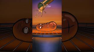 Funny Sausage Animation grilling sausage bbq shorts lol foodanimation viral trending [upl. by Acilgna]