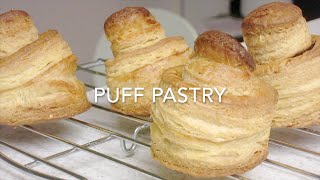 How to Make Puff Pastry Dough  Double Turn Technique [upl. by Misti]