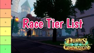 Devas of Creation Race Tier List 2024  All Races Ranked From Best To Worse [upl. by Duval547]