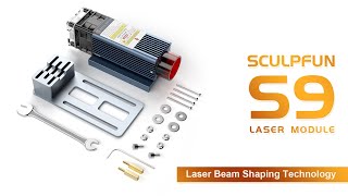 SCULPFUN S9 90W effct laser module laser head used for laser engraving machine cutting tools [upl. by Ades]