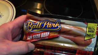 BALL PARK FRANKS do they still plump when you cook them [upl. by Yanrahs617]