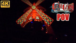 Eurosat Can Can Coaster POV Row 2 4K 60FPS Europa Park Mack Indoor Coaster  NonCopyright [upl. by Siskind981]