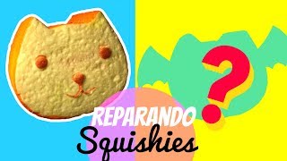 Arreglando Mis Squishies ♡ Fixing your squishies Squishy Makeover [upl. by Heuser]