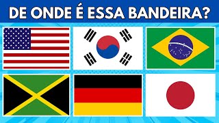 DE ONDE É ESSA BANDEIRA  Descubra a BANDEIRA  ADIVINHE as Bandeiras do Mundo 🌍 [upl. by Harbard965]