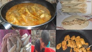 সকাল থেকে রাত😒পোয়া মাছ ভুনা রেসিপি 😋Jannatul mukta vlog [upl. by Portland]