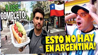 Argentino prueba COMPLETOS CHILENOS por PRIMERA VEZ  REACCIÓN [upl. by Edwina]