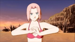 Naruto Shippuden Ultimate Ninja Storm 3  Swimsuit Sakura vs Swimsuit Ino [upl. by Lekym]