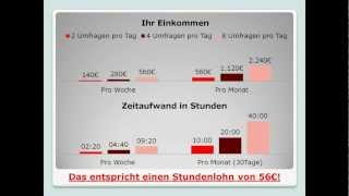 Bezahlte Online Umfragen  Nebenverdienst bis zu 100€ pro Stunde [upl. by Tonya]