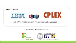 APRENDA A USAR O CPLEX DE FORMA FÁCIL E RÁPIDA  Aula 2 [upl. by Winola763]