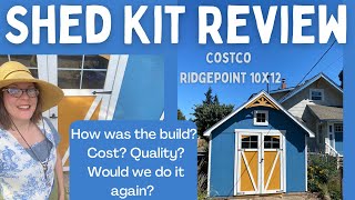 We Bought  Built a Costco Shed Kit Was It A Good Deal Here is our Review [upl. by Eiblehs]