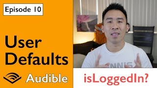 Swift 3 Audible  UserDefaults to Save Logged In State Ep 10 [upl. by Ardel172]