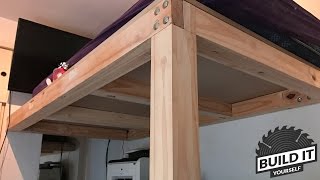 Loft Bed construction DIY  Build It Yourself 4K [upl. by Efar]