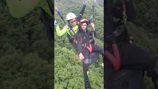 paragliding for 2nd time in danyang city south korea travel nature paragliding korea [upl. by Anelrahs]