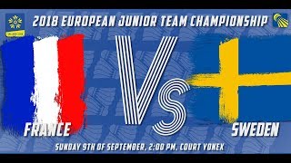 France Delrue  Moinard vs Sweden Sjoo  ZBexell  D3M1  European Jnr Team C’ships 2018 [upl. by Tap44]