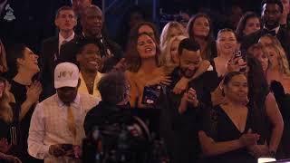 Watch JOHN LEGEND CHRISSY TEIGEN JON BATISTE amp Audience Reactions At The 2024 GRAMMYs [upl. by Ybba]