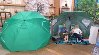 SportBrella XL Instant Outdoor Family Shelter Umbrella on QVC [upl. by Cappello]