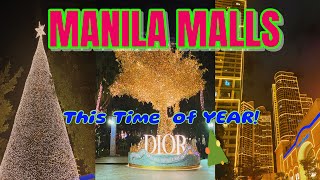 PHILIPPINE MALLS 2023 Decors  LONGEST HOLIDAY  WALK TOUR  VLOGMAS [upl. by Gavrilla147]