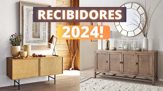 RECIBIDORES 2024 TENDENCIAS RECOMENDACIONES DE DECORACIÓN [upl. by Fahey]