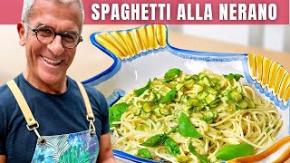 SPAGHETTI ALLA NERANO Ricetta originale  Chef Max Mariola [upl. by Reace897]