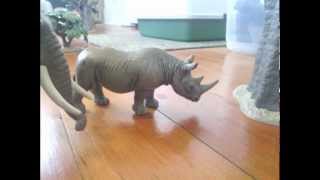 Animal Adventures Studios Presents  Animal FaceOff Elephant vs Rhino [upl. by Primrosa612]