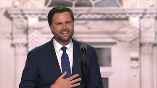 FULL SPEECH Republican VP nominee JD Vance speaks at RNC in Milwaukee [upl. by Peacock392]