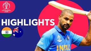 Dhawan Strikes Super Century  India vs Australia  Match Highlights  ICC Cricket World Cup 2019 [upl. by Cacilia683]