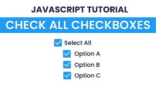 Check  Uncheck All Checkboxes With Javascript [upl. by Rosenquist]