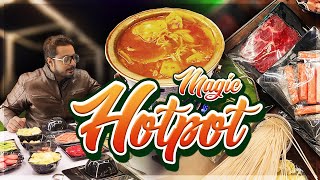 Magic Hotpot  Mangolian broth  Karachi Food Diaries  Foodistive [upl. by Nomad]