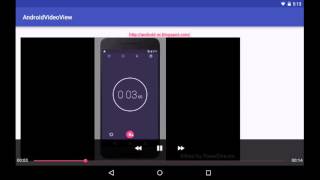 Add MediaController to VideoView  test on Nexus 7 running Android 511 [upl. by Absalom]