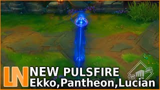 Pulsefire Ekko Pantheon Fiora Lucian amp PRESTIGE  PBE Preview Pulsefire  League of Legends [upl. by Erdnad390]