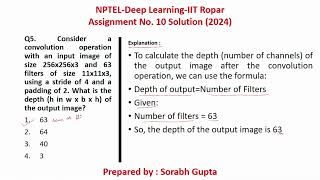 NPTELDeep Learning IIT Ropar Assignment 10 Solution 2024 [upl. by Pettifer160]