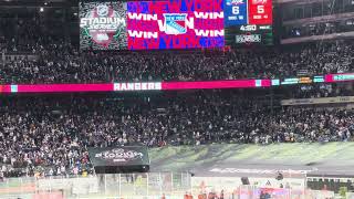 New York Rangers stadium series overtime goal horn at MetLife Stadium [upl. by Ihdin505]