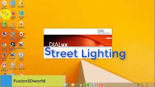 Dialux street lighting design [upl. by Loveridge]