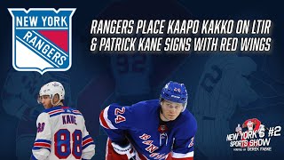 New York Rangers place Kaapo Kakko on LTIR Adam Fox returns Patrick Kane signs with Red Wings [upl. by Darrick]