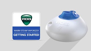 Vicks Warm Steam Vaporizer V150  Getting Started [upl. by Annaliese37]