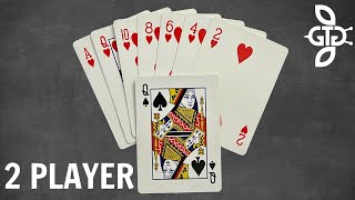 How To Play Hearts with 2 Players  Card Game Rules [upl. by Justin]