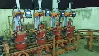 LPG CYLINDER FILLING PROCESS [upl. by Turoff799]