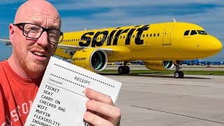 I Paid For EVERY Addon on SPIRIT AIRLINES [upl. by Gianni]