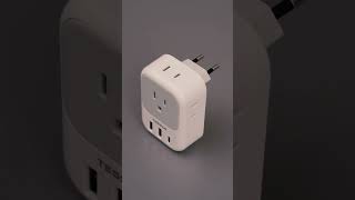 Unclutter your desk save room and never block another outlet again Curious how Try it now😊👍 [upl. by Jacynth]