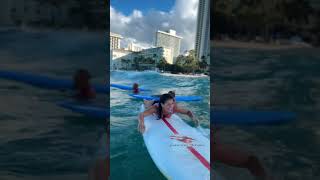 Waikiki Surf Lesson with DiveOahu [upl. by Eltsyrhc285]